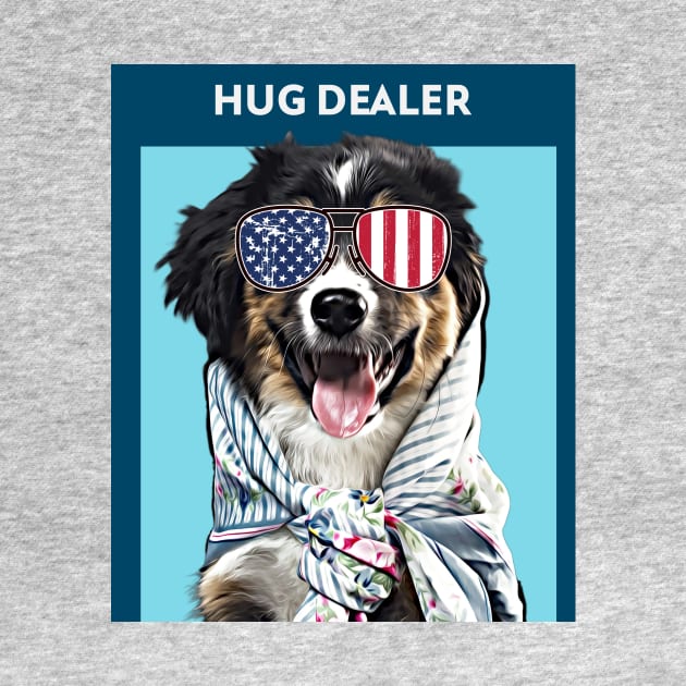 Hug Dealer (dog with patriotic sunglasses) by PersianFMts